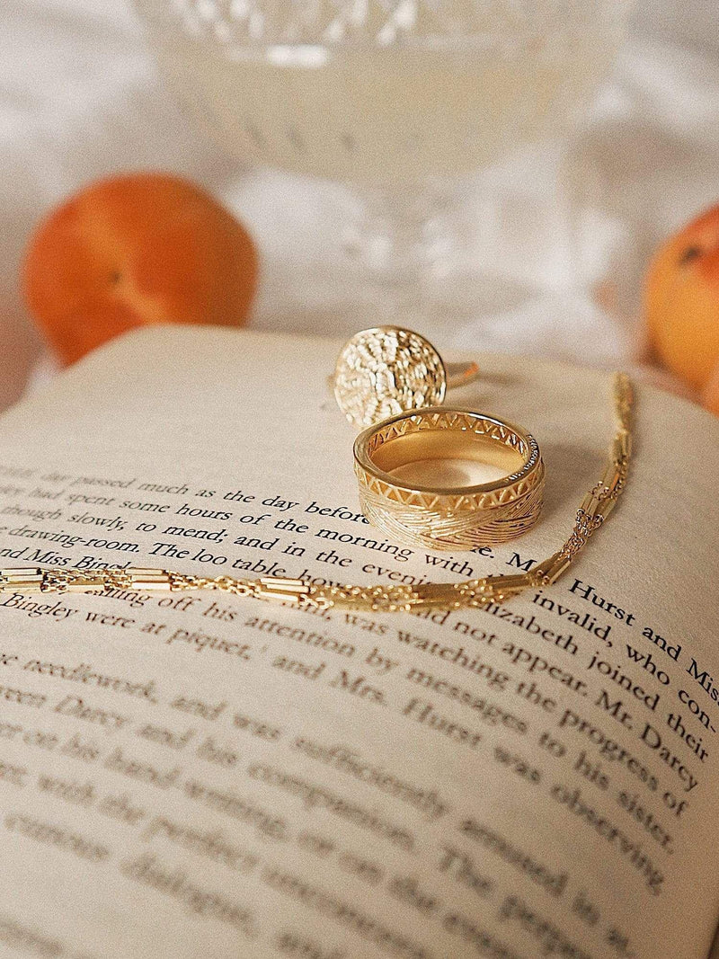 Daisy London Nomad triple chain gold bracelet (British brand)