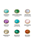 Daisy London pendant necklace aventurine stone 43cm - British product