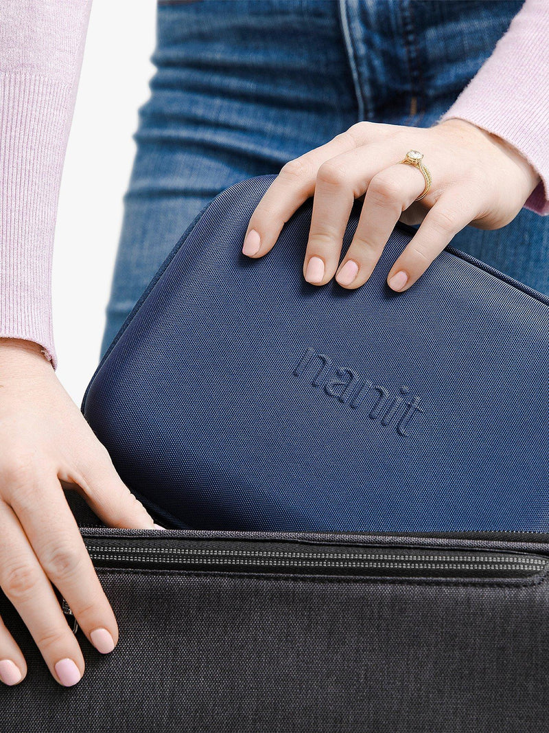 Nanit Baby Monitor Travel Case Blue, imported from the UK