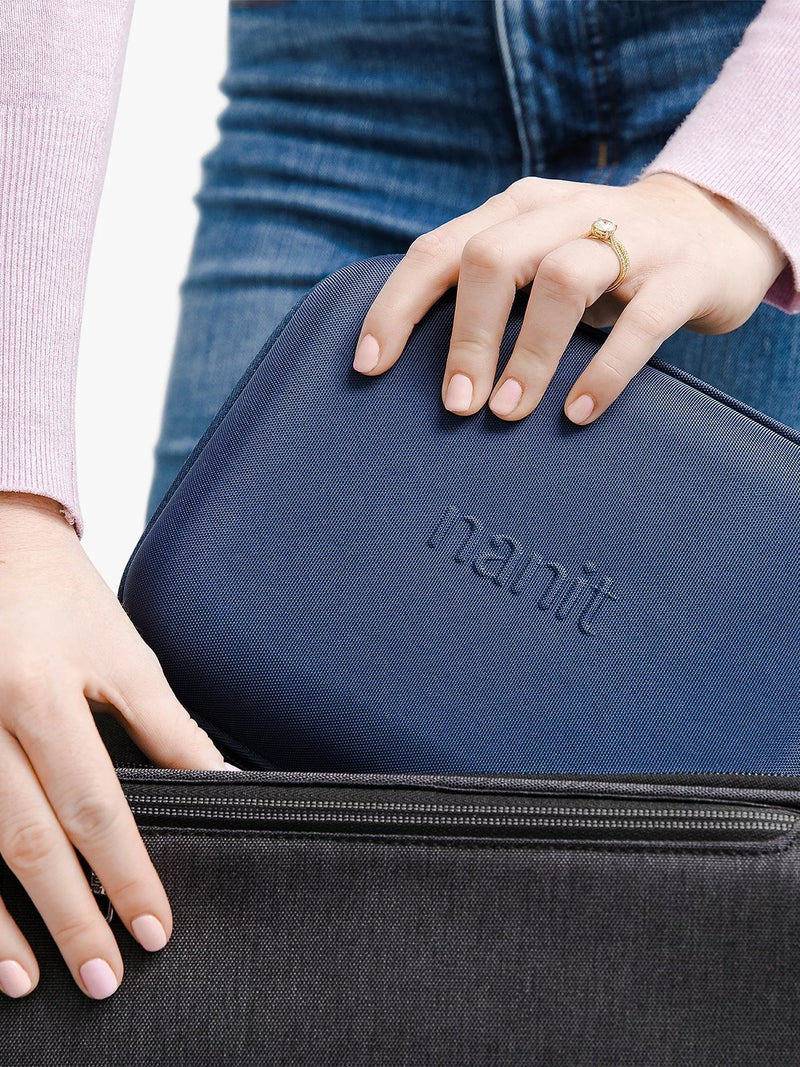 Nanit Baby Monitor Travel Case Blue, imported from the UK