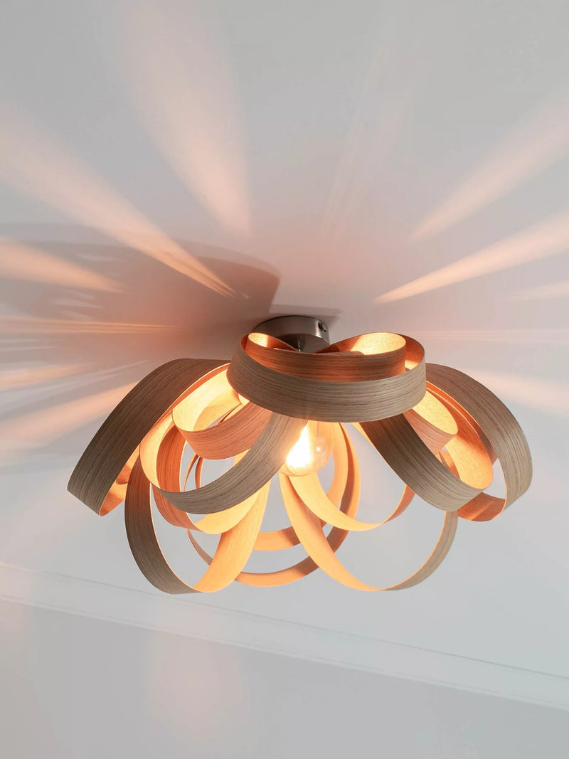 Tom Raffield Skipper Semi Flush Ceiling Light, 59cm