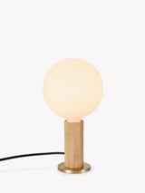 John Lewis Tala Knuckle Table Lamp with Sphere IV 8W ES LED Dim to Warm Globe Bulb- Buy online at McGrocer