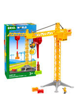 John Lewis BRIO World Light Up Construction Crane Toy- Buy online at McGrocer