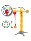 BRIO light up construction crane wooden toy (British brand)