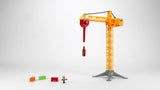 BRIO light up construction crane wooden toy (British brand)