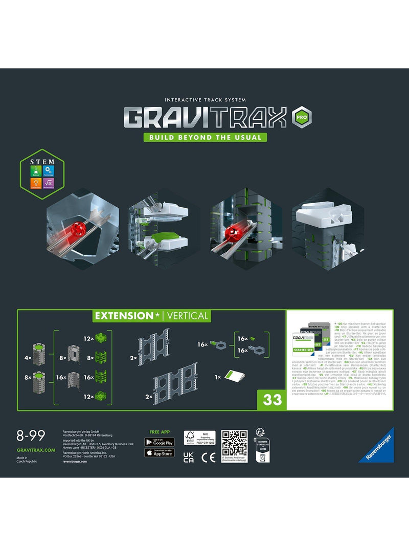 GraviTrax vertical expansion set 22427, imported from the UK