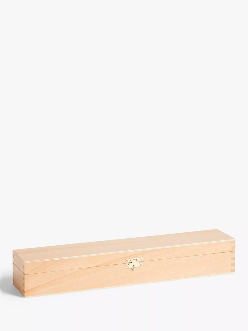 Milward wooden knitting needle box 40cm (British brand)
