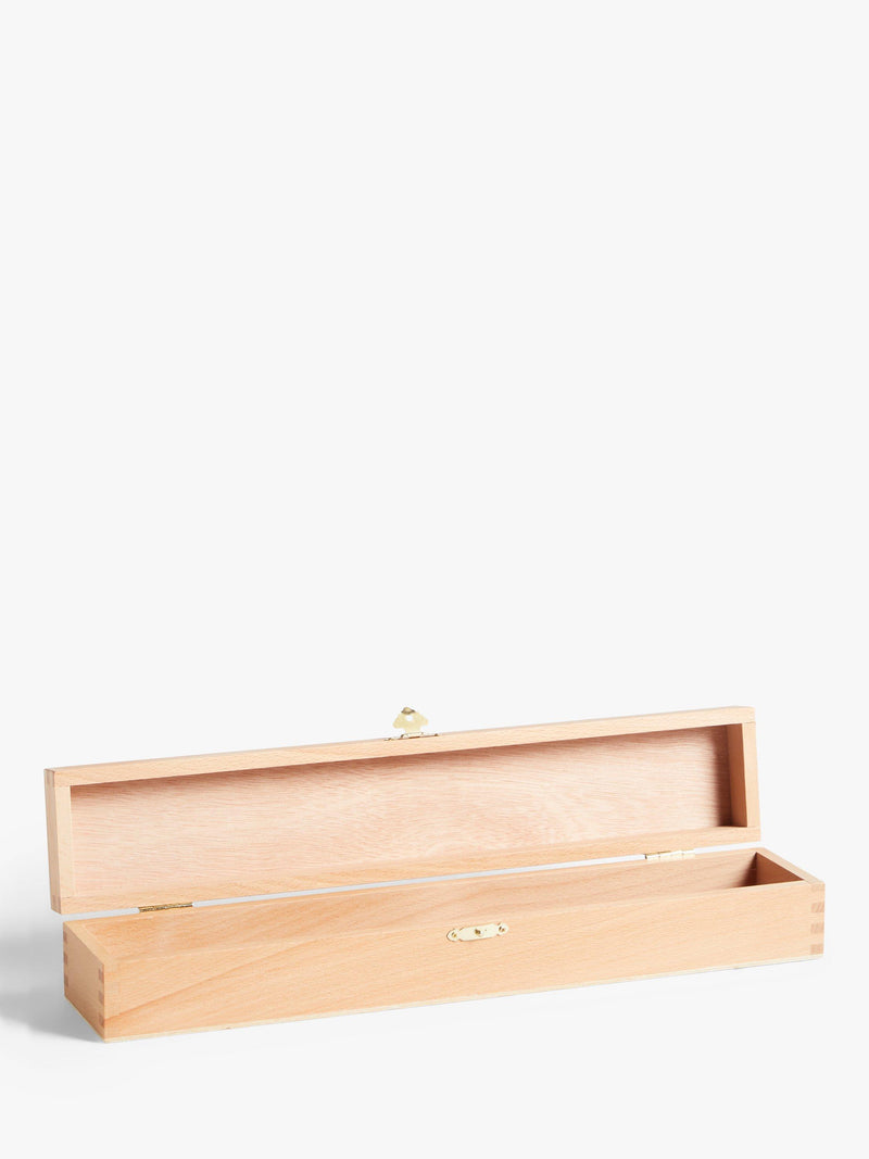 Milward wooden knitting needle box 40cm (British brand)