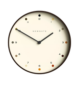 John Lewis Newgate Clocks Mr Clarke Analogue Wall Clock, 40.5cm, Brown- Buy online at McGrocer
