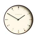 Newgate Clocks Mr Clarke wall clock 40.5cm brown, UK version