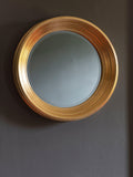 Gallery Direct Chaplin round mirror gold 65cm (British brand)
