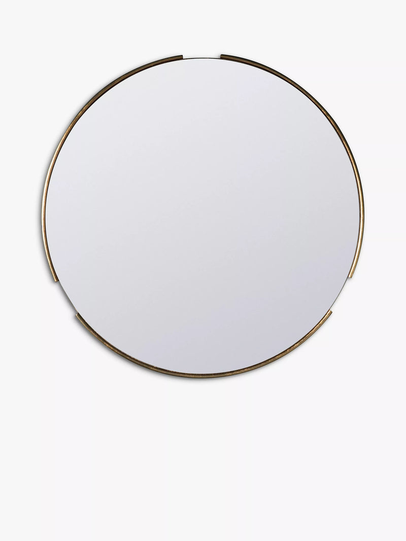 Gallery Direct Fitzroy round mirror 80cm, imported from the UK