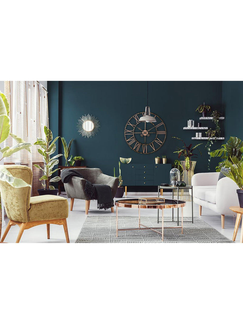 Lascelles copper outdoor wall clock 70cm (British brand)