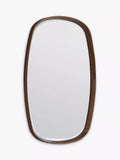 Gallery Direct Keaton oval wall mirror 90x55cm, imported from the UK