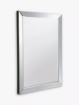 John Lewis Gallery Direct Luna Rectangular Glass Frame Wall Mirror, Clear, 91.5cm x 61cm- Buy online at McGrocer