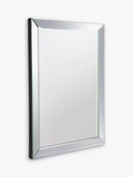 Gallery Direct Luna Rectangular Glass Frame Wall Mirror, Clear, 91.5 x 61cm