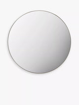 John Lewis Gallery Direct Bowie Round Metal Frame Mirror, 80cm- Buy online at McGrocer