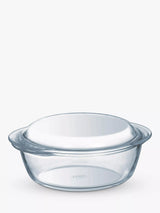 John Lewis Pyrex Essentials Glass Casserole Dish Clear 1.6L- Buy online at McGrocer