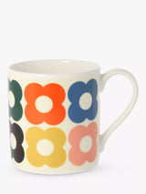 John Lewis Orla Kiely Spot Flower Mug, Multi, 300ml- Buy online at McGrocer