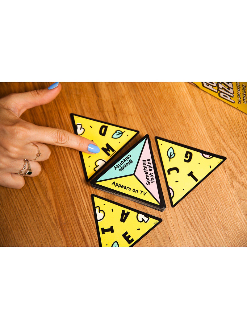 Big Potato pizza-themed word game - British product