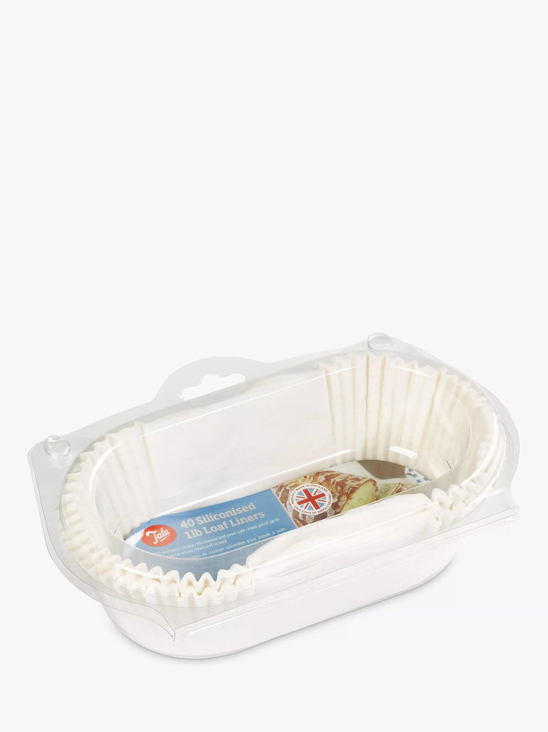 Tala loaf tin liners pack of 40 for 1lb tins, imported from the UK