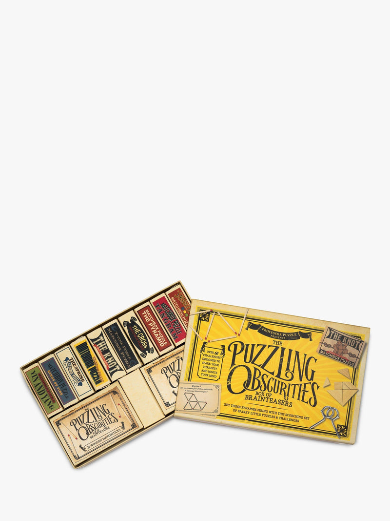 Professor Puzzle Obscurities mini puzzle games set (British brand)