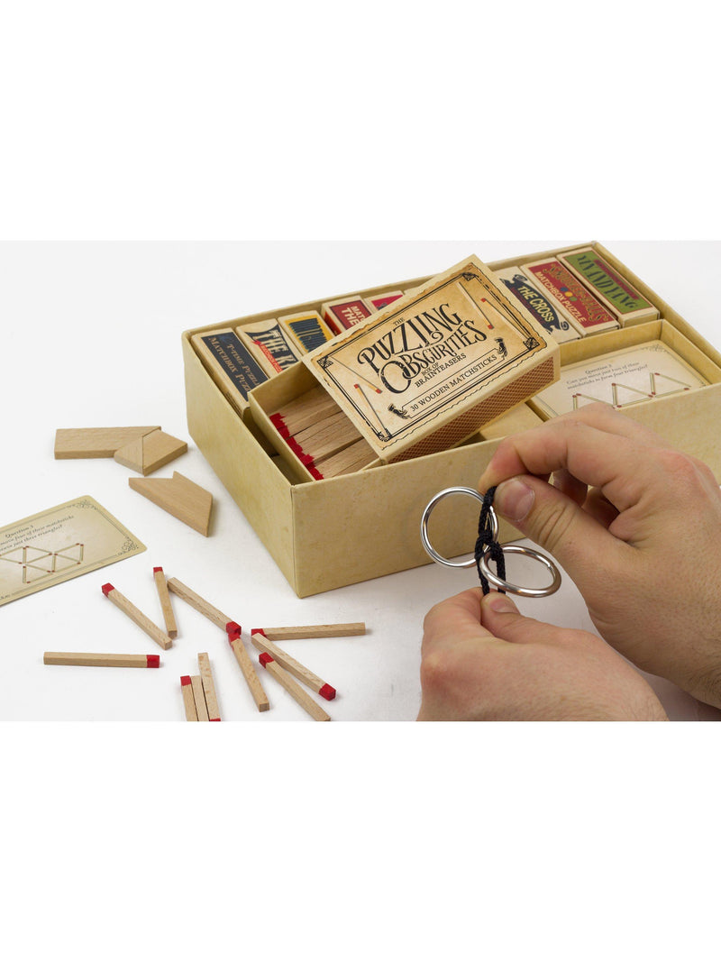 Professor Puzzle Obscurities mini puzzle games set (British brand)
