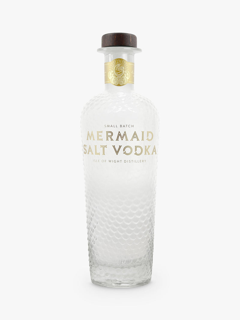 Isle of Wight Distillery Mermaid Salt vodka 70cl, UK version
