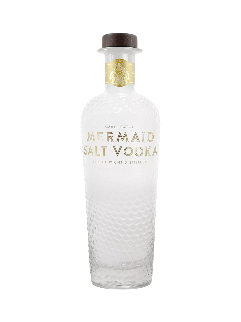 Isle of Wight Distillery Mermaid Salt vodka 70cl, UK version