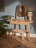 John Lewis rattan dressing table stool natural finish, UK version