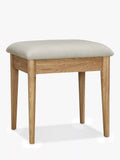 John Lewis Essence dressing table stool in oak - British product