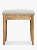 John Lewis Essence dressing table stool in oak - British product