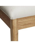 John Lewis Essence dressing table stool in oak - British product
