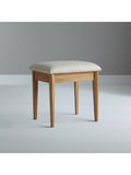 John Lewis Essence dressing table stool in oak - British product