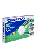 Toyrific Power Play table top pool game 25 inch, UK version