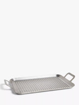 John Lewis John Lewis Stainless Steel BBQ Grill Topper, 45cm- Buy online at McGrocer