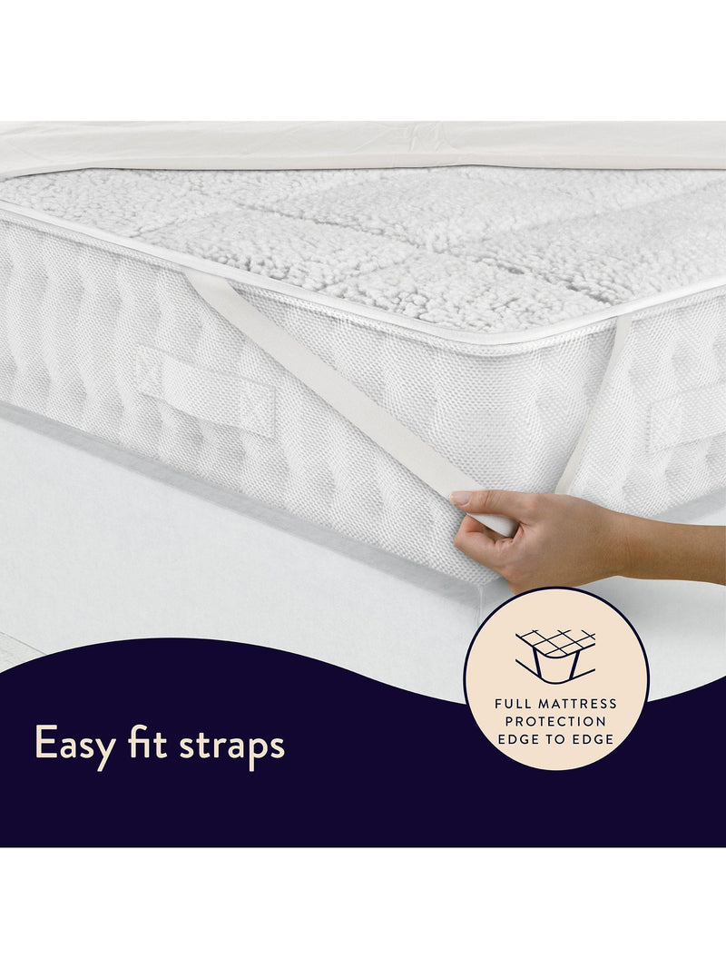 Dreamland sherpa electric underblanket white full bed size - British product