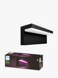 Philips Hue Nyro outdoor wall light black (British brand)