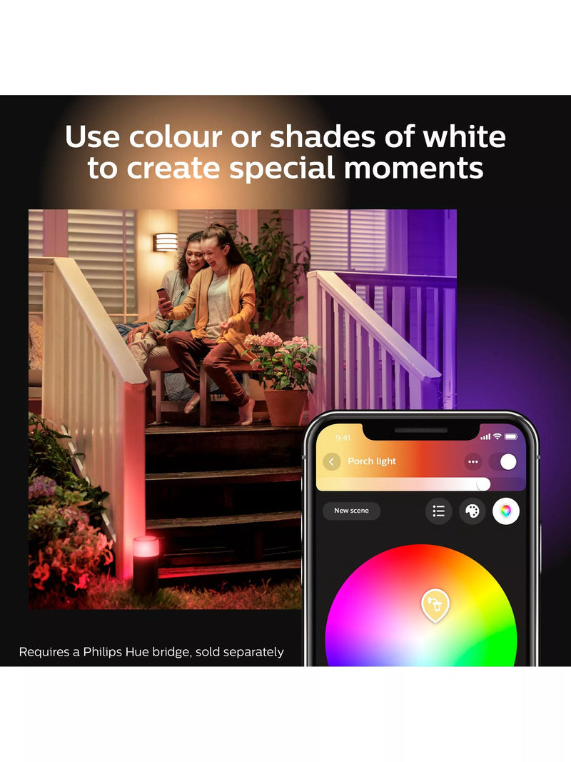 Philips Hue Calla smart pedestal light black, UK version