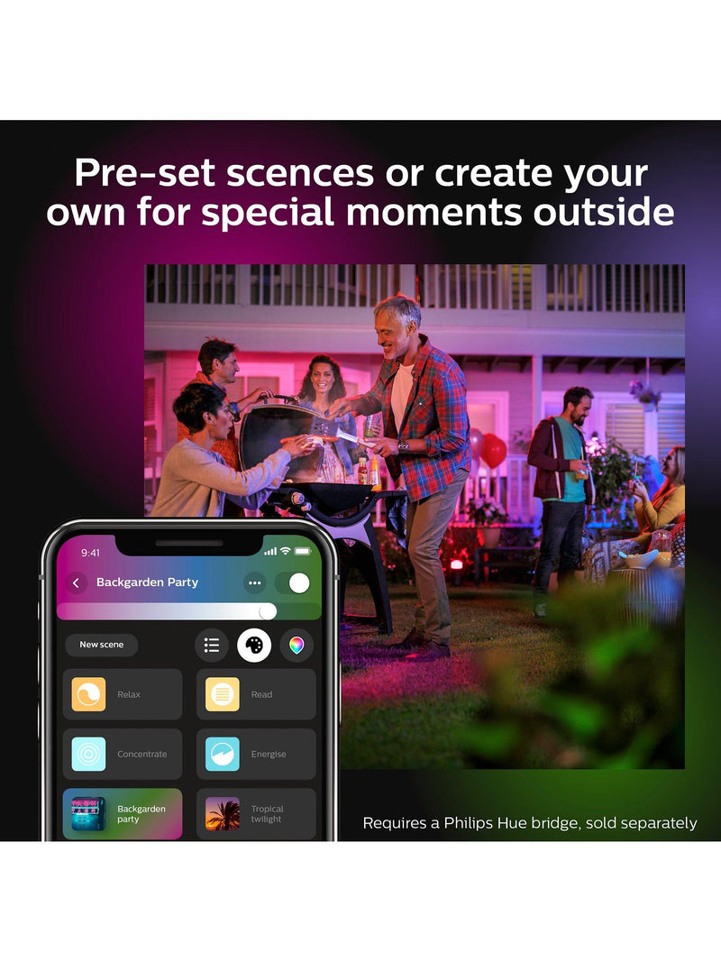 Philips Hue Calla smart pedestal light black, UK version