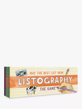 John Lewis Listography Game Board Game- Buy online at McGrocer