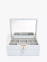 John Lewis Stackers 2 Set Jewellery Box, Blue- Buy online at McGrocer