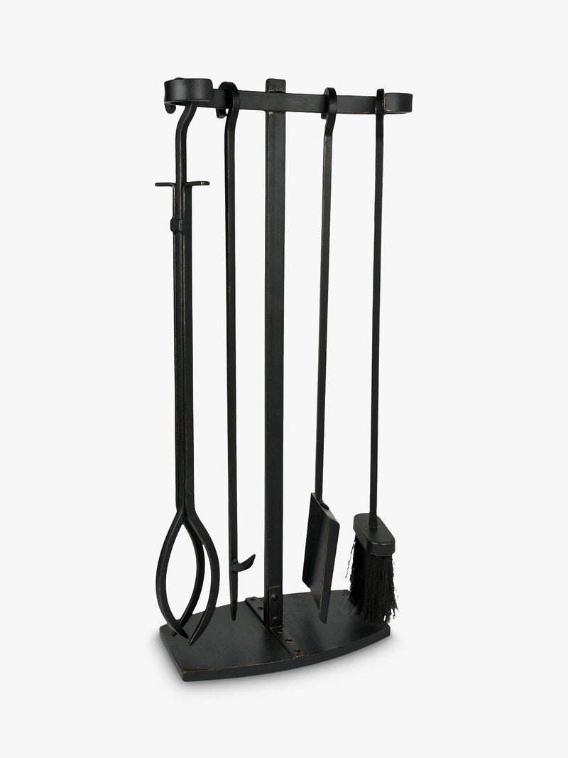 Ivyline iron fireside companion set 4 piece, UK version