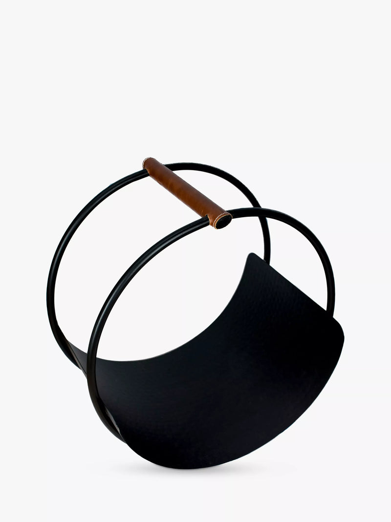 Ivyline iron circular log holder, UK version