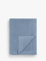 John Lewis John Lewis Rye Plain Knit Throw- Buy online at McGrocer