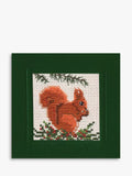 Textile Heritage cross stitch kit red squirrel - British product