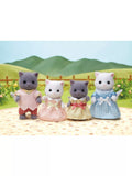 Sylvanian Families Persian Cat Family toy set, imported from the UK