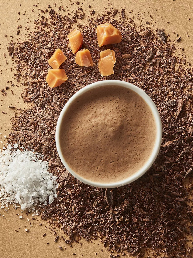 Hotel Chocolat salted caramel hot chocolate sachets 350g, UK version