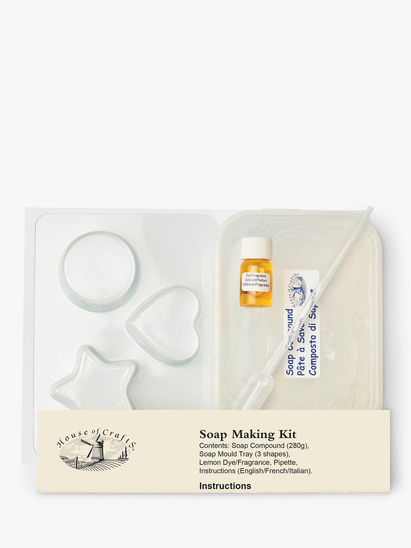 House Of Crafts Soap Starter Kit Lemon Scent 280g, UK version