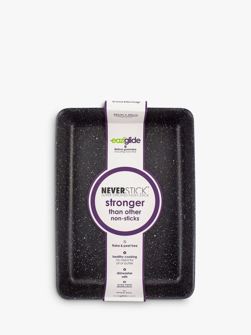 Eaziglide Neverstick non-stick aluminium roaster 35cm, imported from the UK